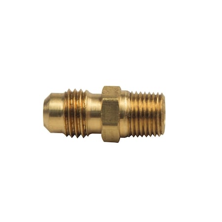 Thrifco Plumbing No. 48 1/4 Inch Flare x 1/8 Inch MIP Brass Adapter 4401133